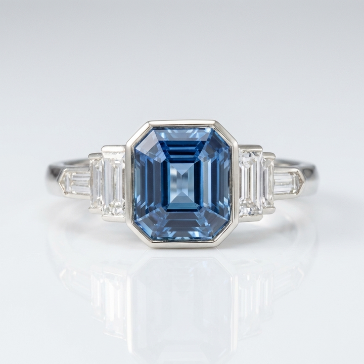 Blue Fortress Ring