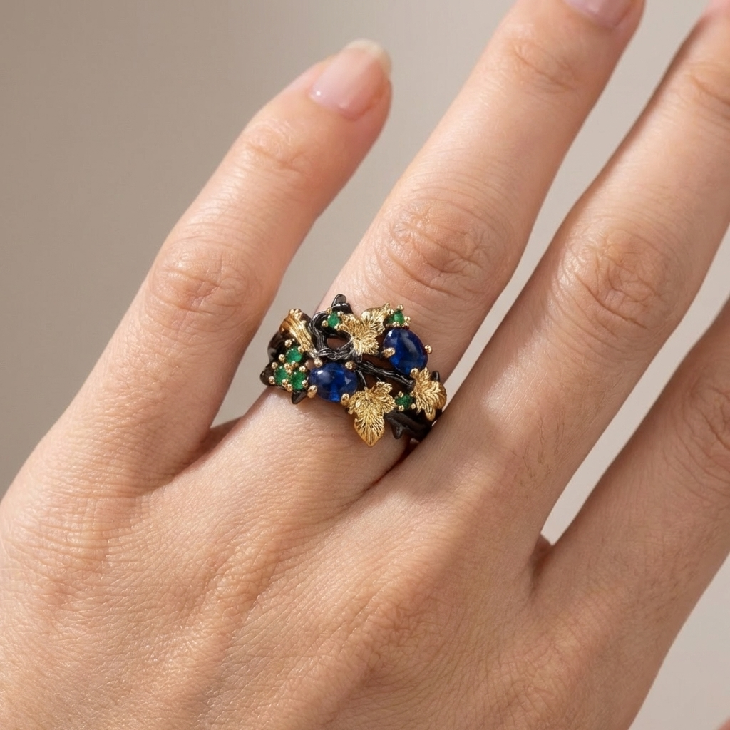 Midnight Garden Ring
