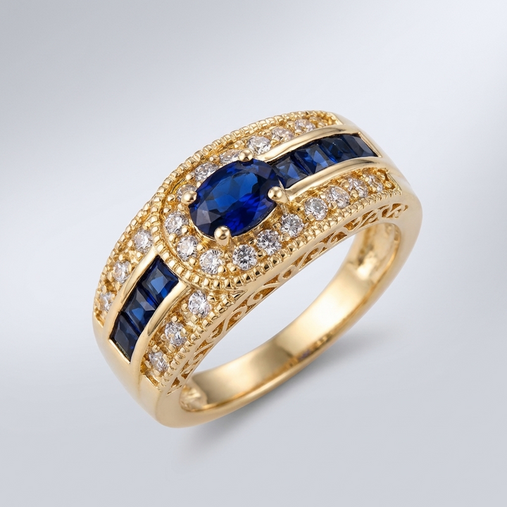 Blue Empire Ring