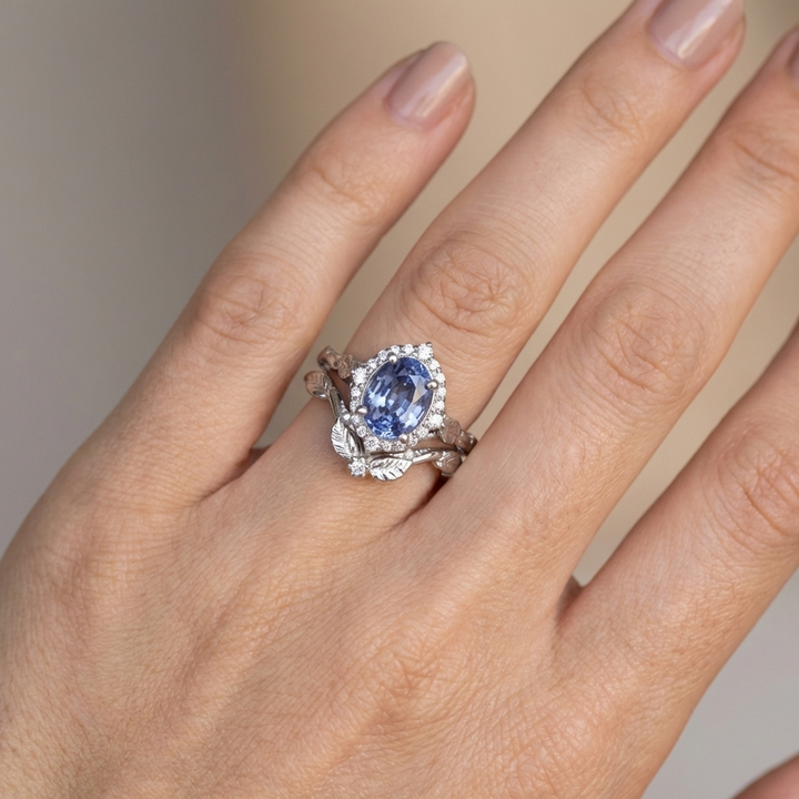 Frozen Leaf Ring