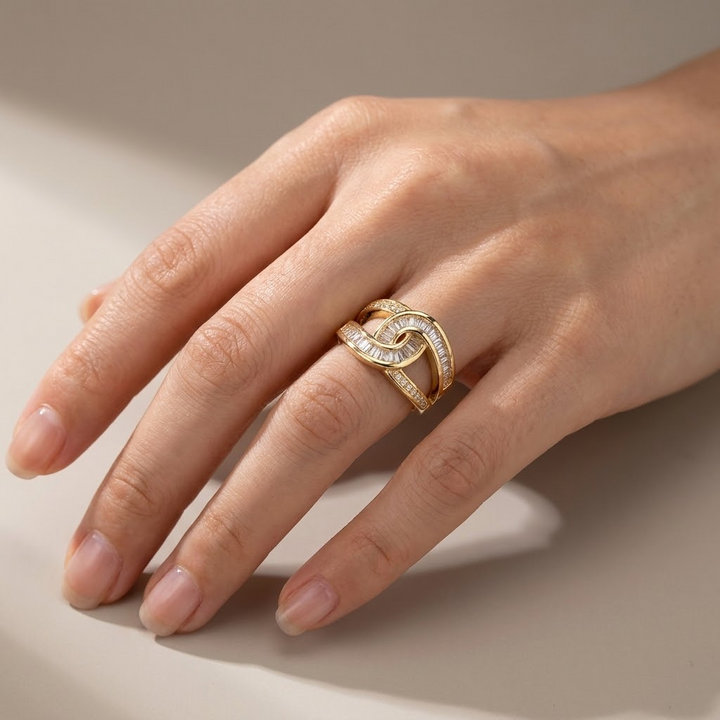 Interlocked Zirconia Ring