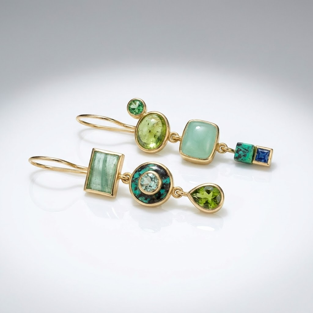 Verde Trio Earrings
