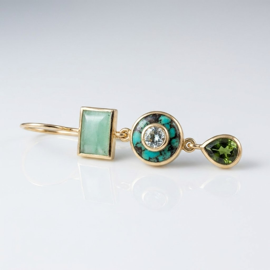 Verde Trio Earrings