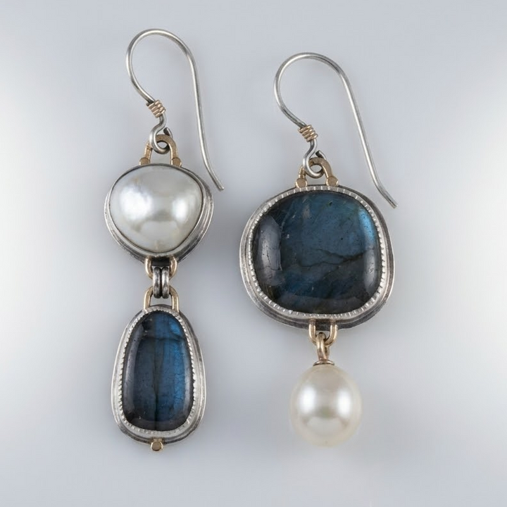 Nocturne Silver Earrings