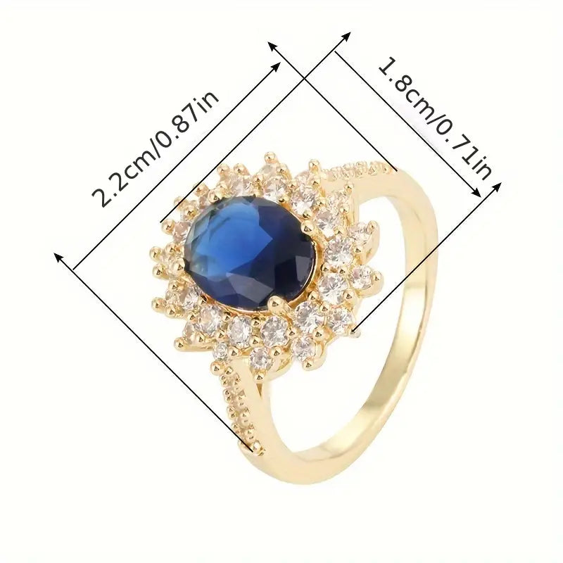 Vionne Saphirae Ring | Weißgold