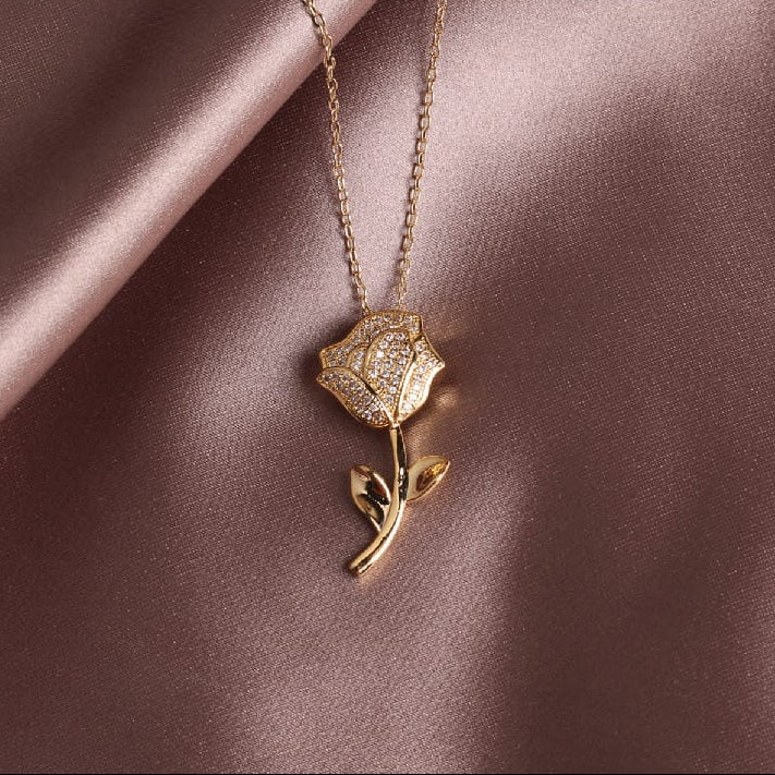 Eternal Rose Necklace