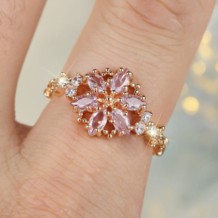 Pink & Gold Radiance Ring
