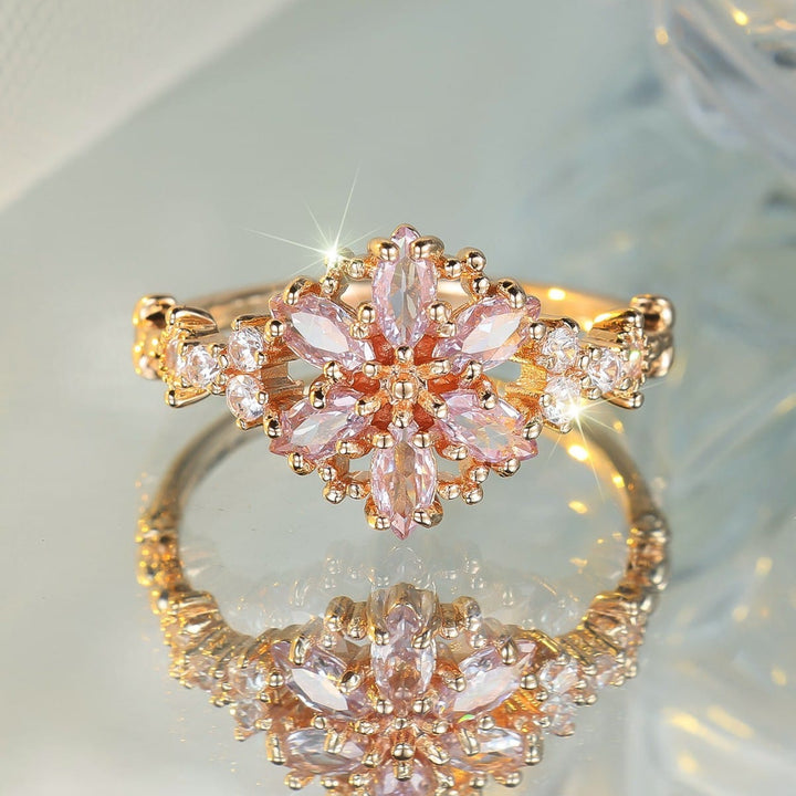 Pink & Gold Radiance Ring
