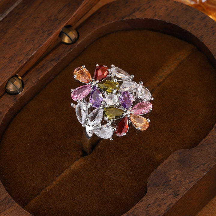 Colorful Petals Ring