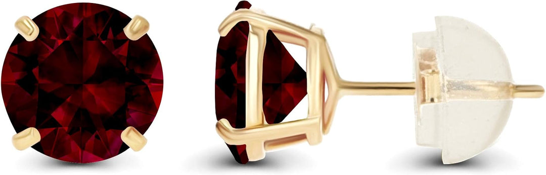 Rubin-Ohrstecker | Gold