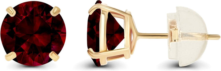 Rubin-Ohrstecker | Gold