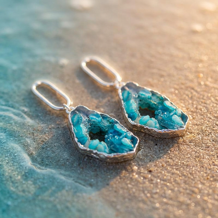 Ocean Fragment Earrings