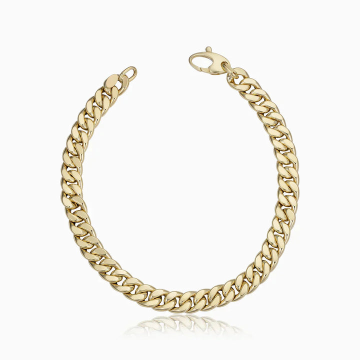 Estate Cuban Armband | Gold