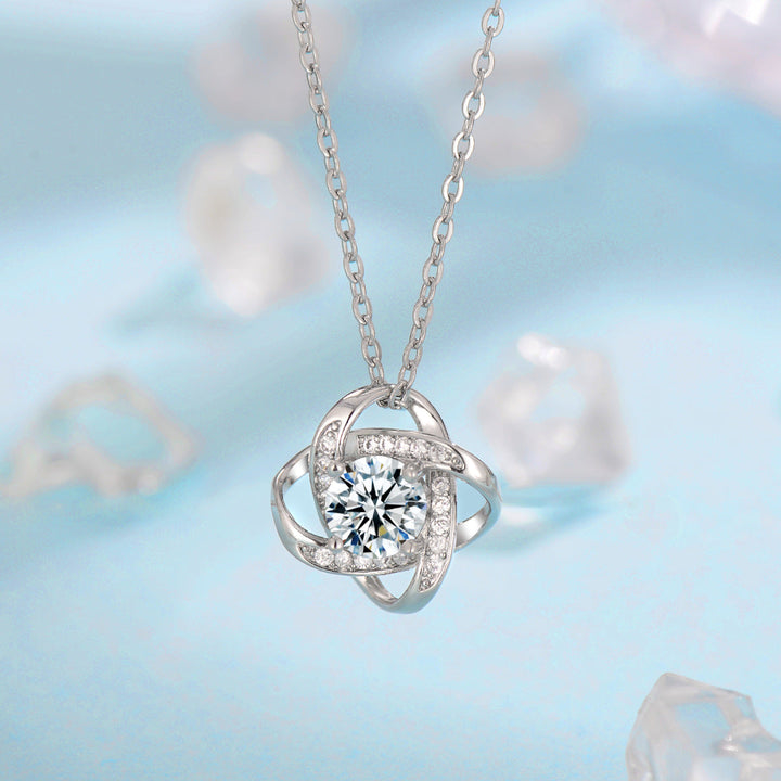 Fleur de Givre Klee-Knoten-Set | Weißgold