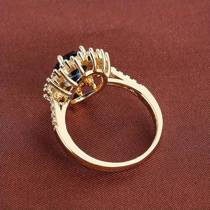 Vionne Saphirae Ring | Weißgold