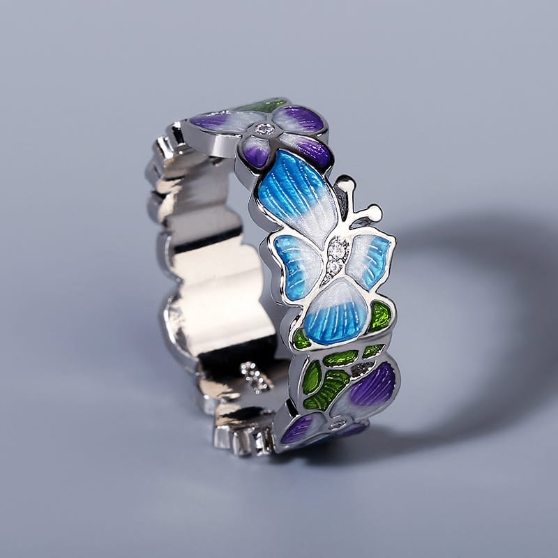 Aurora Mosaic Ring