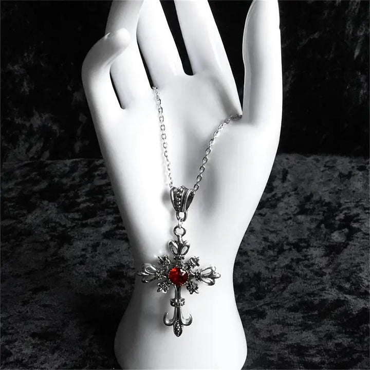 Veldrith Noirelle Halskette | Weißgold