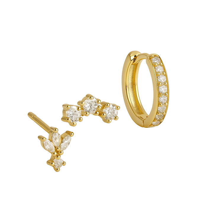 Trio Mila Essentials Ohrringe | Gold