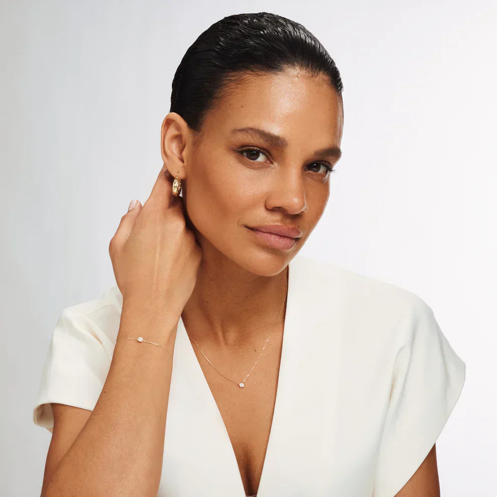 Cléa Moissanit Stein | Gold